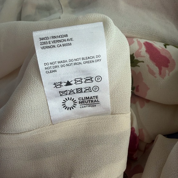 NWT Reformation Kourtney Dress - Donna Floral - Picture 13 of 14